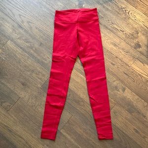 Lululemon Red Leggings